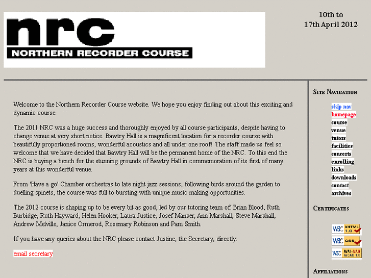 www.northernrecordercourse.org