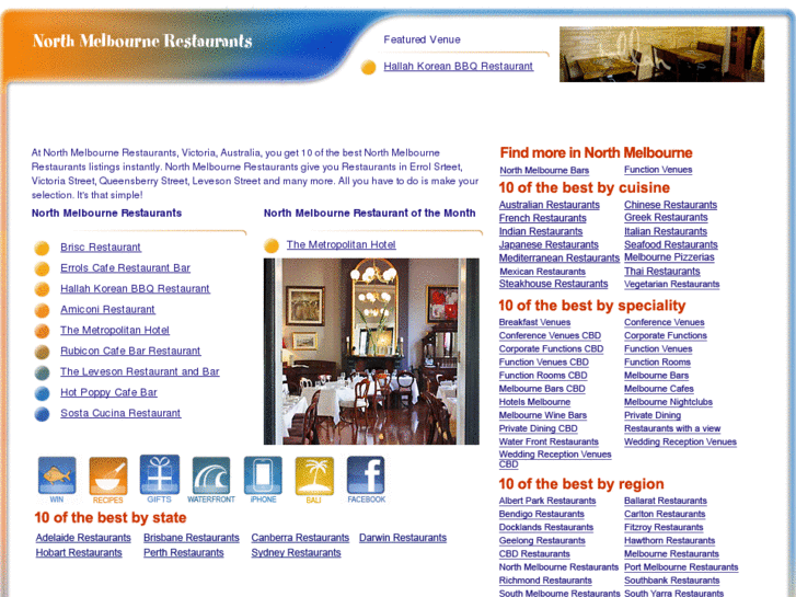 www.northmelbournerestaurants.com.au