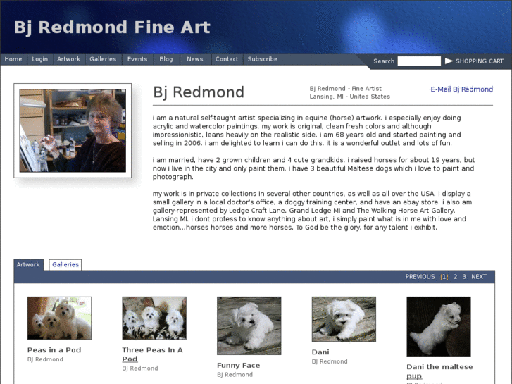 www.redmondhorsepaintings.com