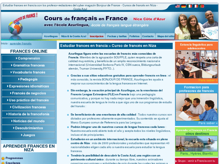 www.bonjourdefrance.es