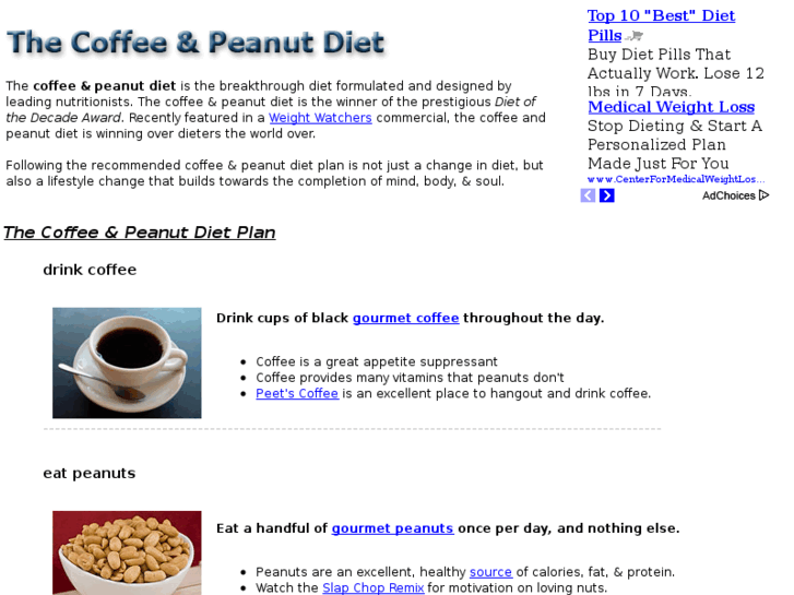 www.coffeepeanutdiet.com