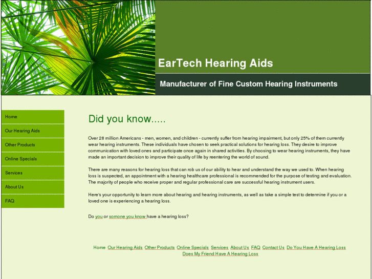 www.eartechinc.com