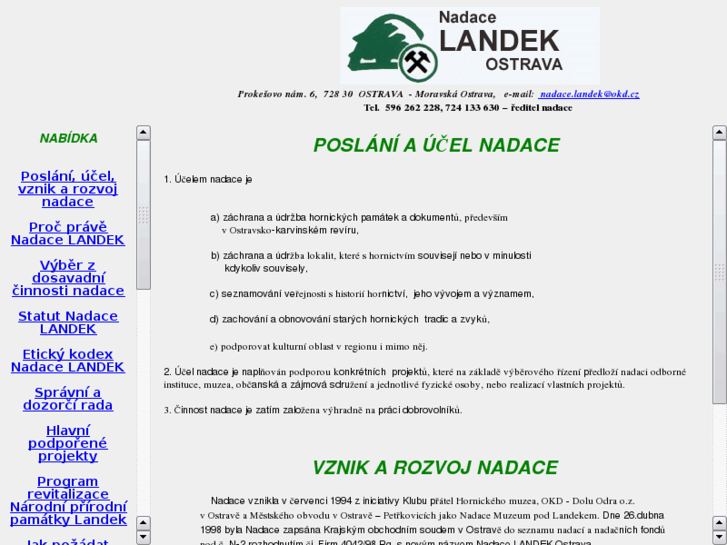 www.nadace-landek.cz