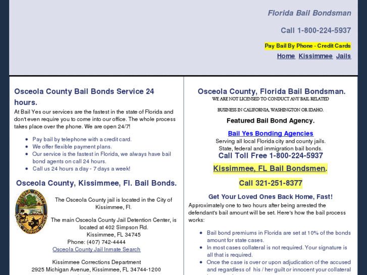 www.osceolacountybailbonds.com