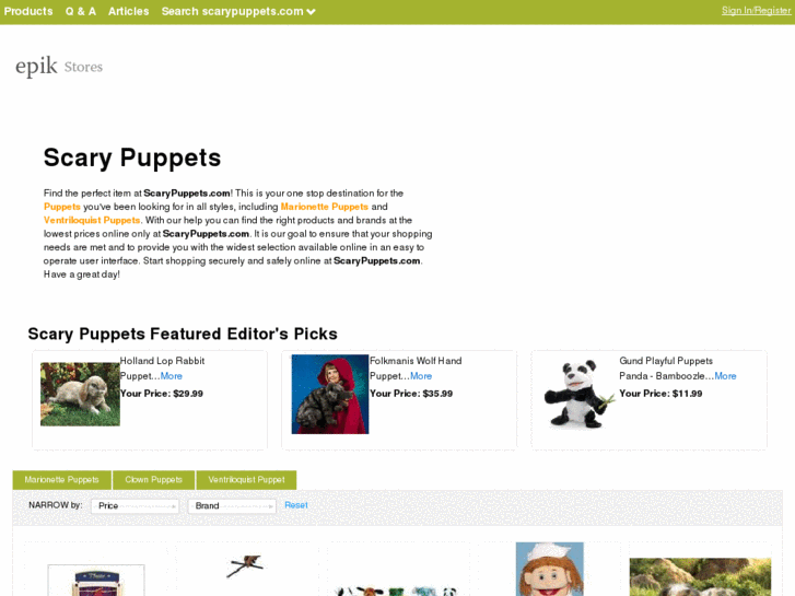 www.scarypuppets.com