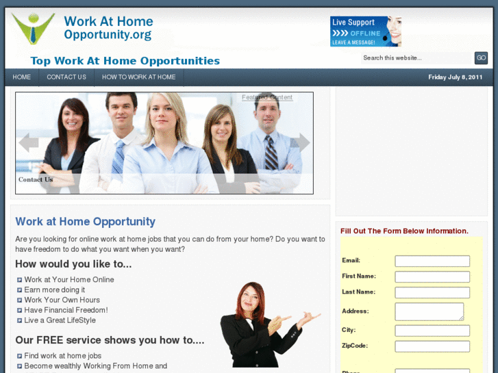 www.workathomeopportunity.org