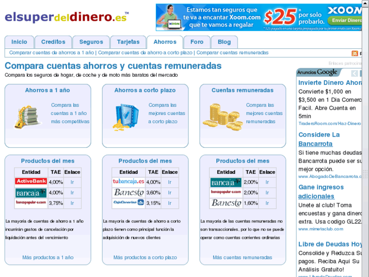 www.compararahorros.com