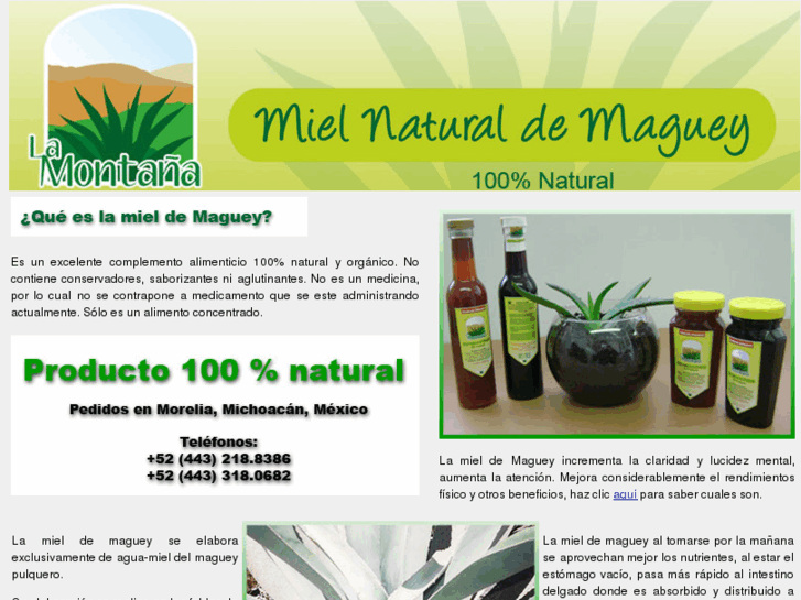 www.mieldemaguey.com