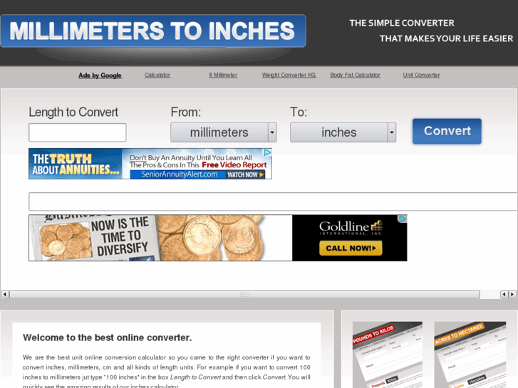 www.millimeterstoinches.com