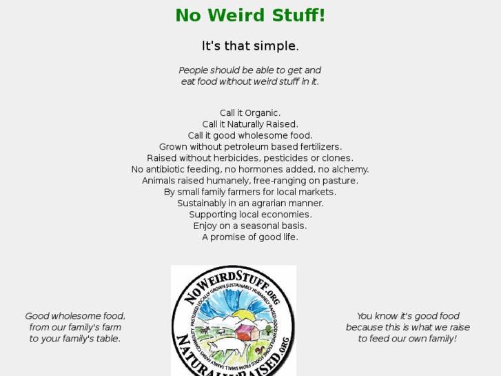 www.noweirdstuff.com