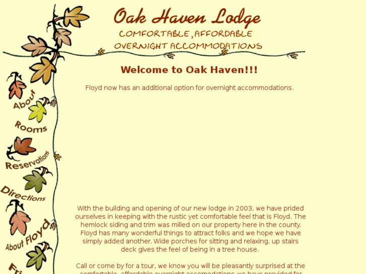 www.oakhavenlodge.com