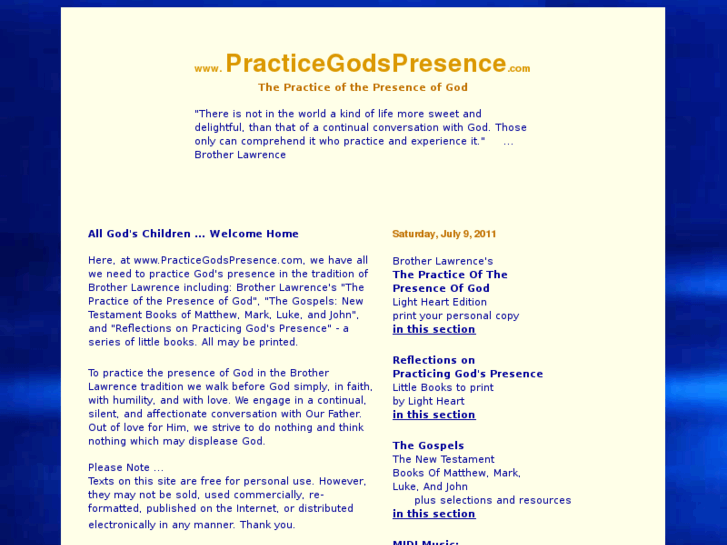 www.practicegodspresence.com