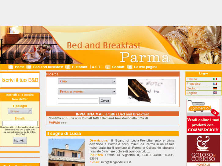 www.bedandbreakfastparma.it