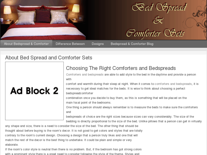 www.bedspreadandcomfortersets.com