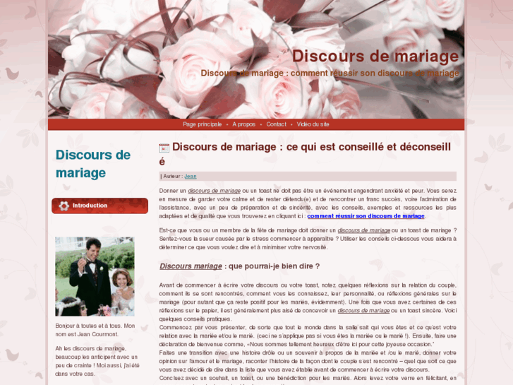 www.discoursdemariage.org