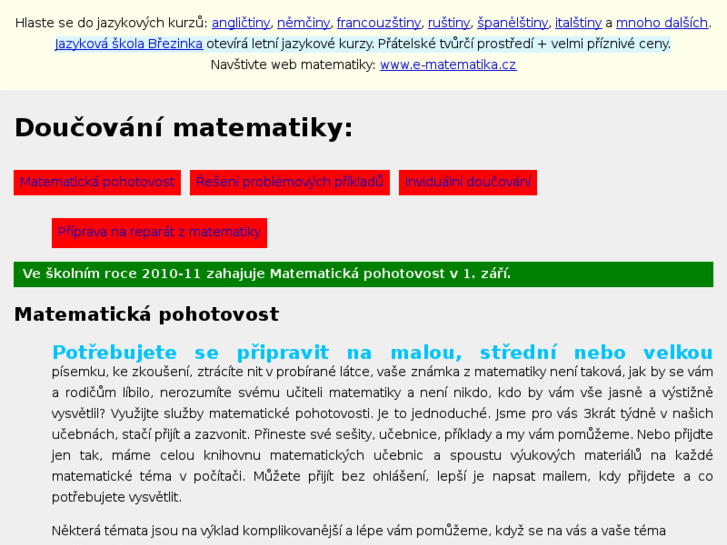 www.matematickapohotovost.cz