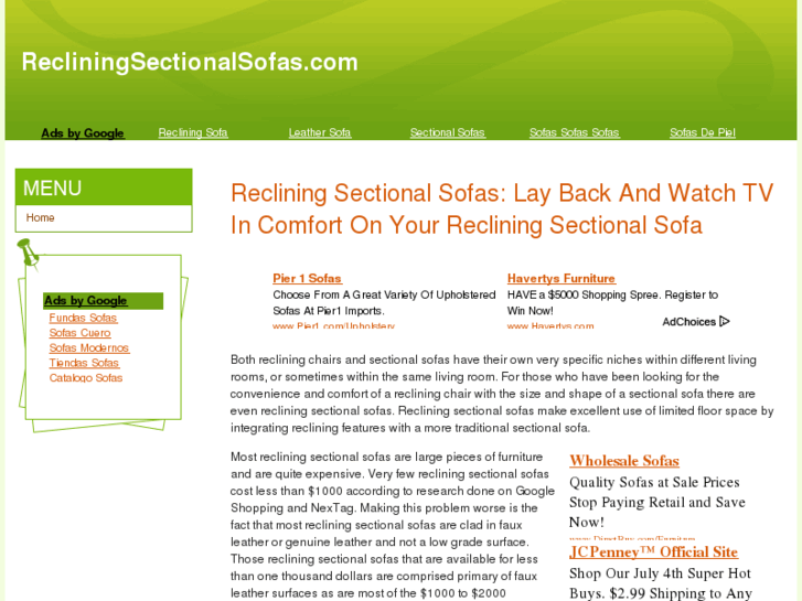 www.recliningsectionalsofas.com