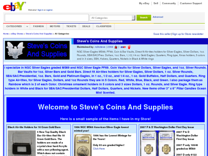 www.steves-coins-and-supplies.com