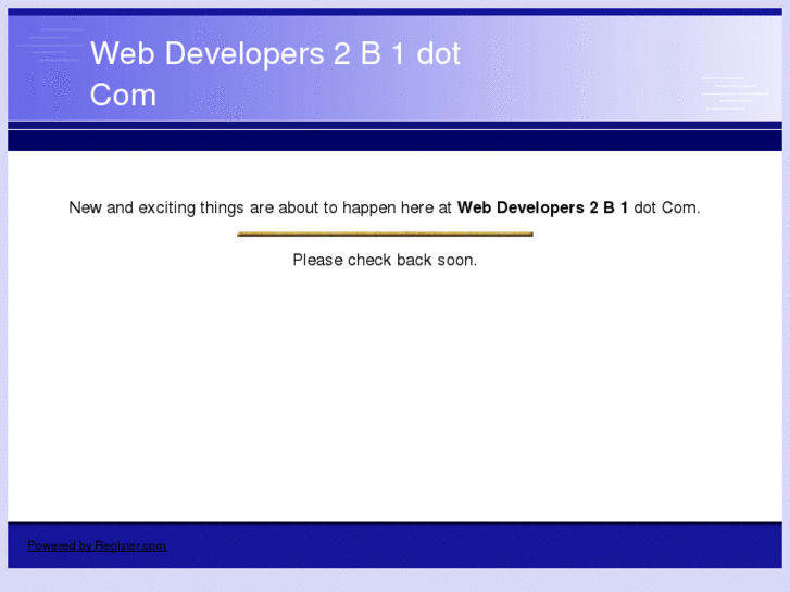 www.webdevelopers2b1.com