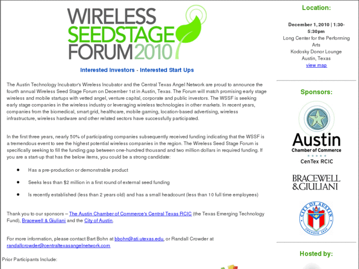 www.wirelessseedstageforum.com