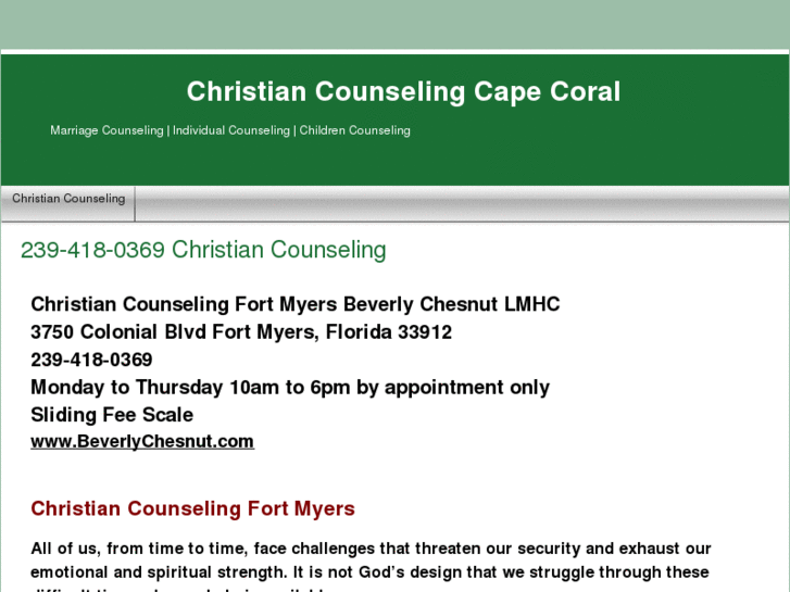 www.christiancounselingcapecoral.com