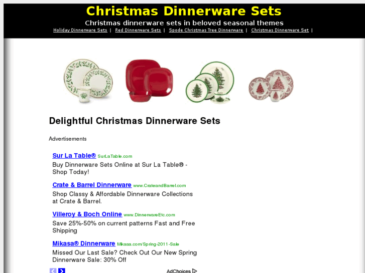 www.christmasdinnerwaresets.org