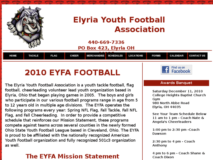 www.elyriayouthfootball.com