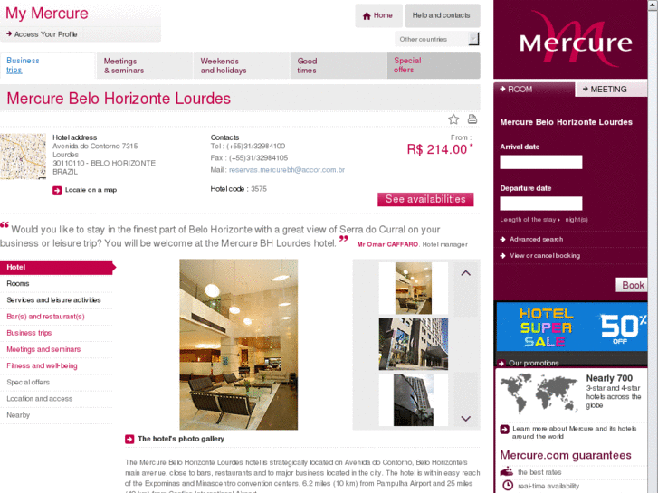 www.mercure-belo-horizonte-lourdes.com