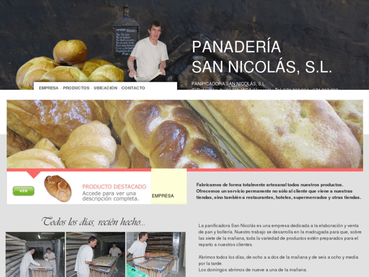 www.panaderiasannicolas.es