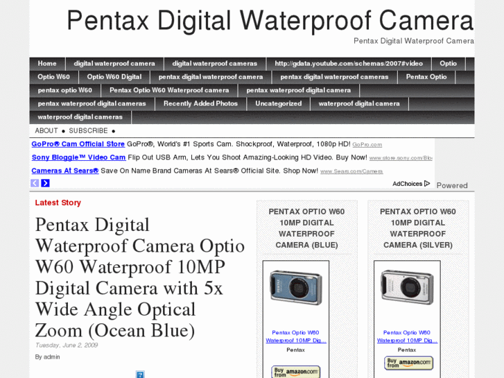 www.pentaxdigitalwaterproofcamera.com