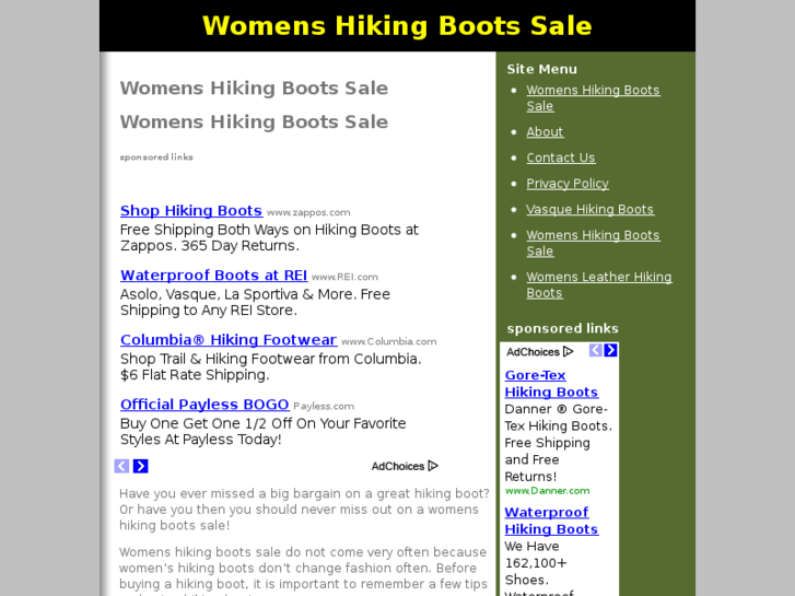 www.womenshikingbootssale.com