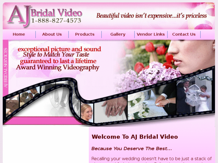 www.ajbridalvideo.com