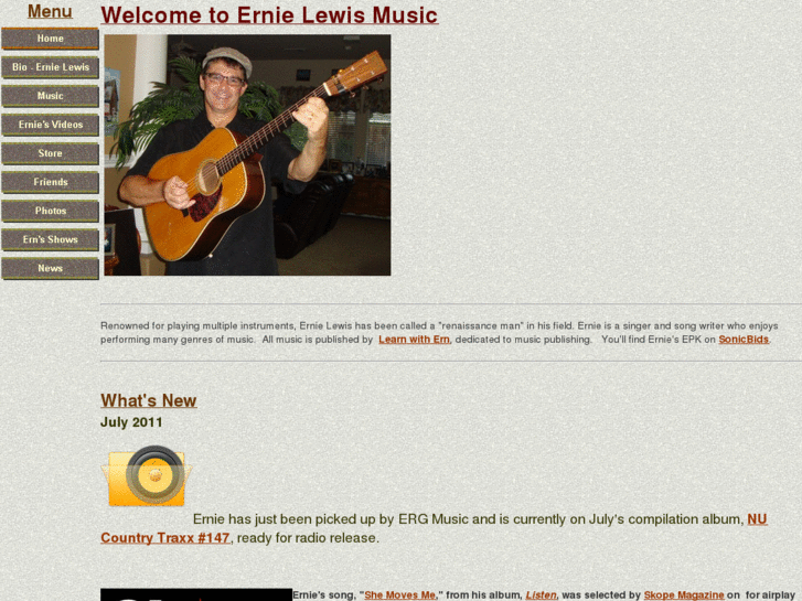 www.ernielewismusic.com