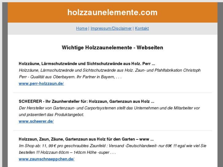 www.holzzaunelemente.com