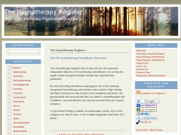 www.hypnotherapyregister.com