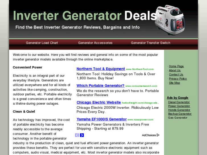 www.invertergeneratordeals.com