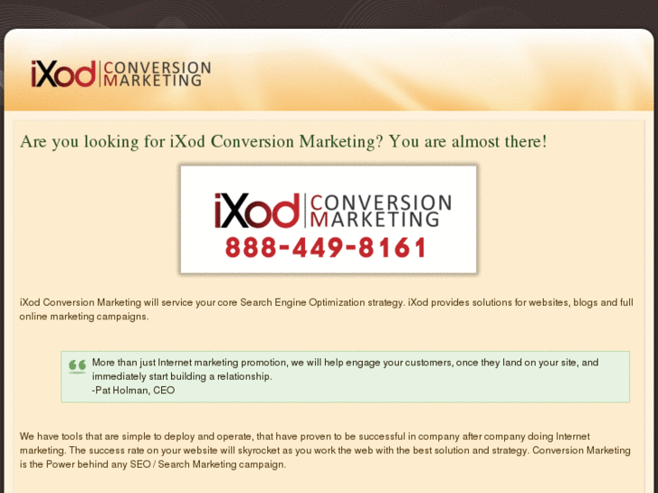 www.ixodconversionmarketing.net