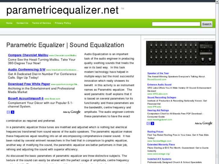 www.parametricequalizer.net