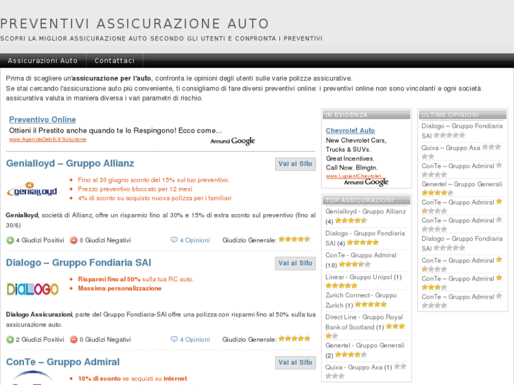 www.preventiviassicurazioneauto.com