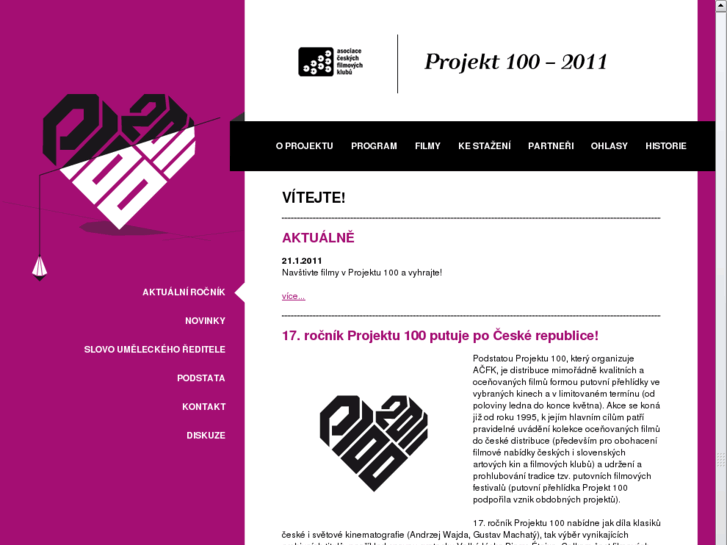 www.projekt100.cz