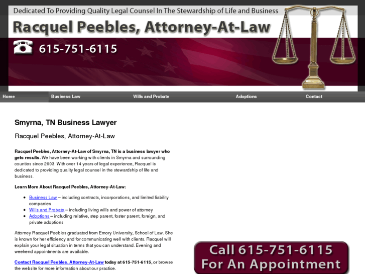 www.attorneyracquelpeebles.com