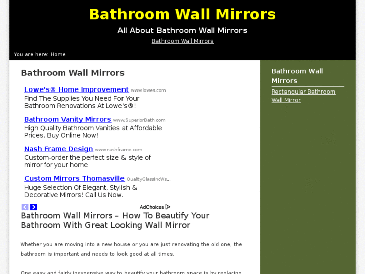 www.bathroomwallmirrors.net