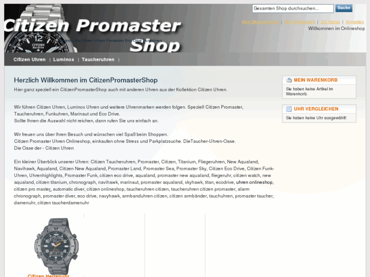 www.citizenpromastershop.com