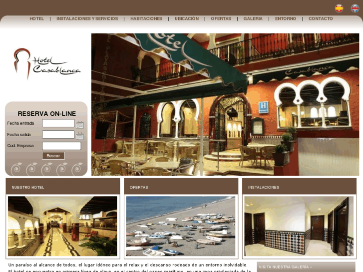 www.hotelcasablancaalmunecar.com