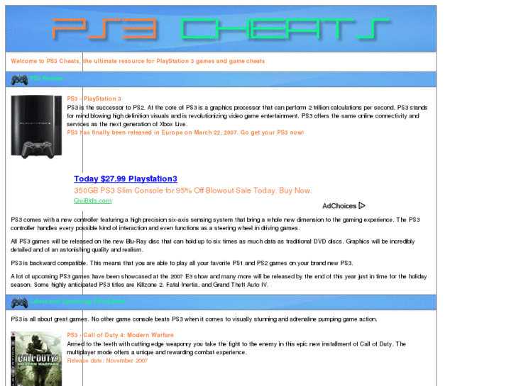 www.ps3cheats.eu
