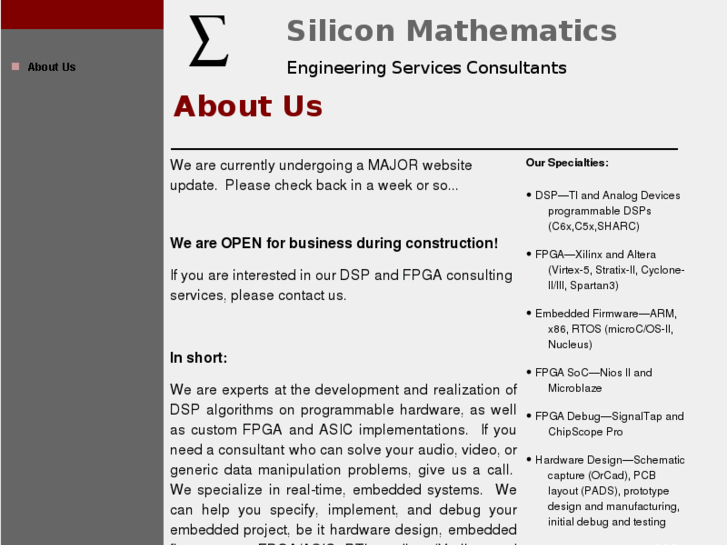 www.siliconmathematics.com