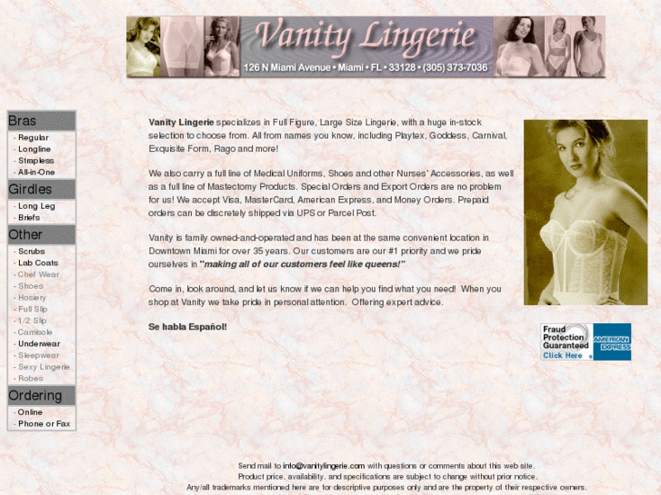 www.vanitylingerie.com