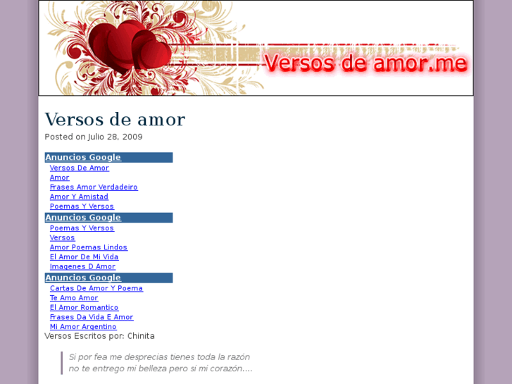 www.versosdeamor.me