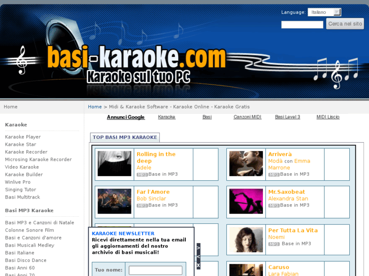 www.basi-karaoke.com