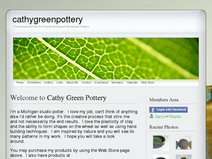 www.cathygreenpottery.com